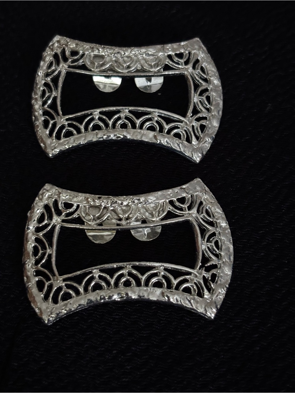 Vintage Filigree Shoe Clips